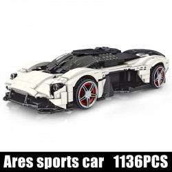 tech moc creative as-valkyrie racing car bricks toy 10016