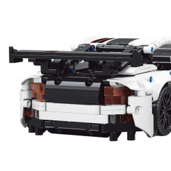 tech moc dodge viper gtr racing car bricks toy 88317