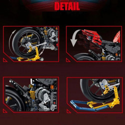 tech moc ducati v4r sport motorcycle bricks toys 672101