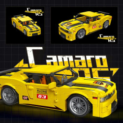 tech moc expert chevrolet camaro rs car bricks toy 92009