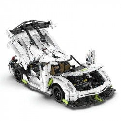 tech moc fantasma supercar racing sports car bricks toy