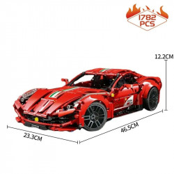 tech moc ferrari f12 berlinetta sports car bricks toy t5001