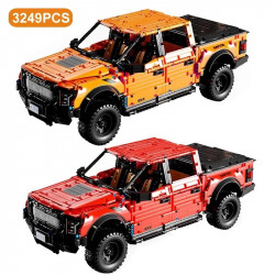 tech moc ford f-150 raptor pickup truck bricks toys t5014