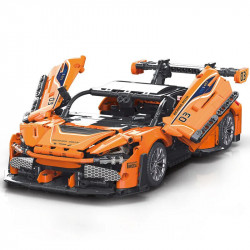 tech moc god of war drag racing car bricks toy 88313