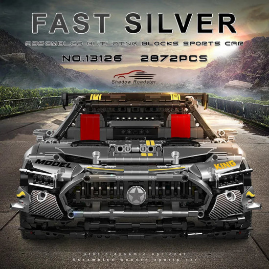 tech moc gtr amg quicksilver racing car bricks toy 13126 tech moc gtr amg quicksilver racing car bricks toy 13126