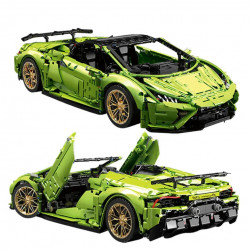 tech moc huracan evo spyder racing car bricks toy t5003