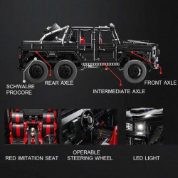 tech moc j901 off-road land cruiser amg suv bricks toy