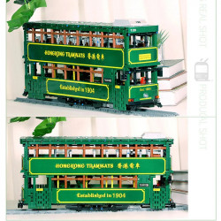 tech moc kb120 rc hong kong tramways train bricks toy