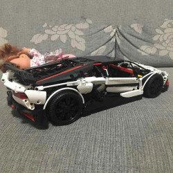 tech moc lambo aventador lp 720 sports car bricks toy 93004
