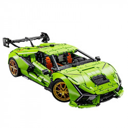 tech moc lambo aventador svj supercar bricks toy
