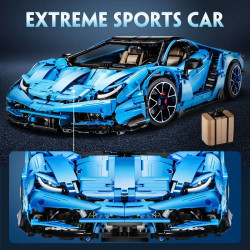 tech moc lambo centenario hypercar sports car bricks toy