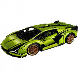 tech moc lambo sian fkp37 racing car bricks toy 81996