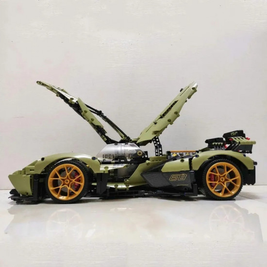 tech moc lambo v12 vision gt racing car bricks toy 88001 tech moc lambo v12 vision gt racing car bricks toy 88001