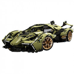 tech moc lambo v12 vision gt racing car bricks toy 88001
