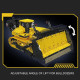 tech moc liebherr pr766 bulldozer bricks toy tech moc liebherr pr766 bulldozer bricks toy