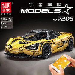 tech moc mclaren 720s super racing car bricks toys 13145s
