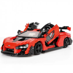tech moc mclaren senna racing sports car bricks toys 10007