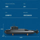 tech moc military strategic nuclear submarine warship bricks toy tech moc military strategic nuclear submarine warship bricks toy