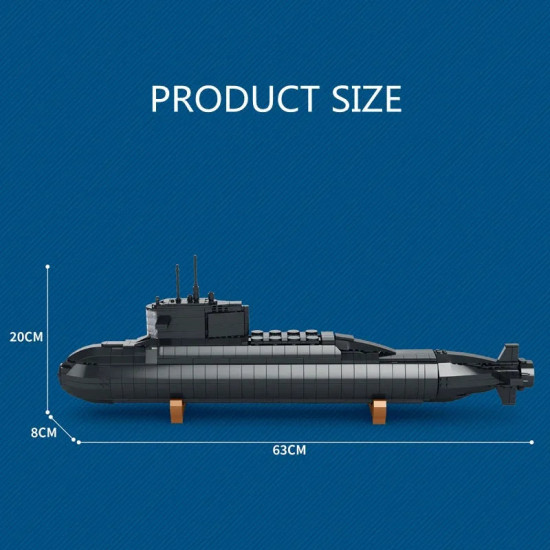 tech moc military strategic nuclear submarine warship bricks toy tech moc military strategic nuclear submarine warship bricks toy