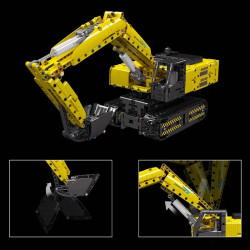 tech moc motorized d11 bulldozer truck bricks toy