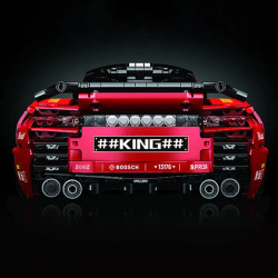 tech moc motorized porsche 911 super car bricks toy
