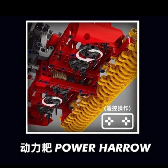 tech moc motorized rc fastrac roller tractor truck bricks toy 17020 tech moc motorized rc fastrac roller tractor truck bricks toy 17020