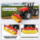 tech moc motorized rc fastrac roller tractor truck bricks toy 17020 tech moc motorized rc fastrac roller tractor truck bricks toy 17020