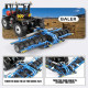tech moc motorized rc fastrac roller tractor truck bricks toy 17020 tech moc motorized rc fastrac roller tractor truck bricks toy 17020