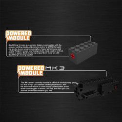 tech moc motorized red crawler crane bricks toy