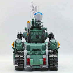 tech moc motorized sv001 chariot tank bricks toys