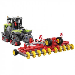 tech moc motorized xerion 5000 tractor ts bricks toy