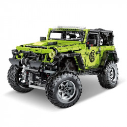 tech moc off-road jeep wrangler rubicon bricks toy j902