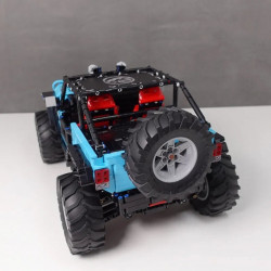 tech moc off-road jeep wrangler trailcat suv bricks toy t5010