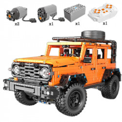 tech moc off-road rc suv awd tank 300 car bricks toy
