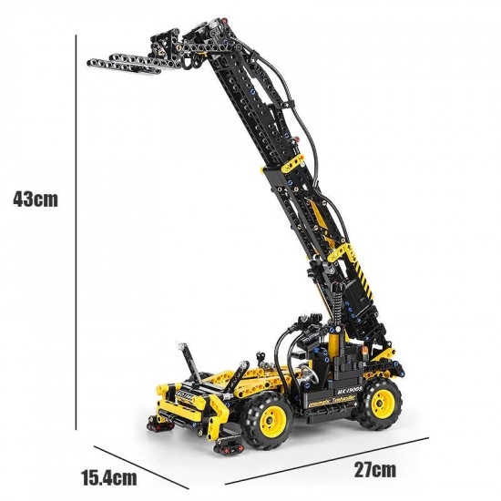 tech moc pneumatic telescopic forklift truck bricks toy tech moc pneumatic telescopic forklift truck bricks toy