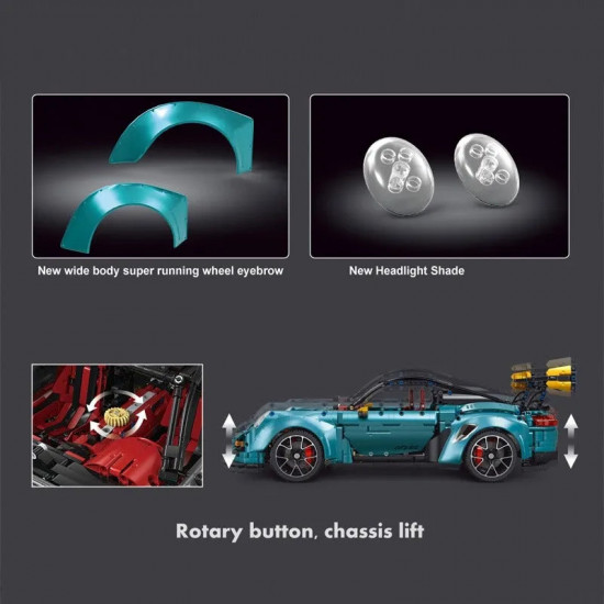tech moc porsche 911 gt2 rs supercar bricks toy t5026b tech moc porsche 911 gt2 rs supercar bricks toy t5026b