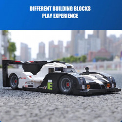 tech moc porsche 919 racing sports car bricks toy 10002