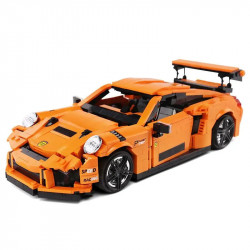 tech moc porsche gt3 rs racing sports car bricks toy 13129