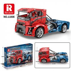 tech moc rc app iron knight truck bricks toys 11008