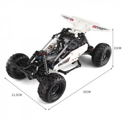 tech moc rc desert racing buggy truck bricks toy 18001