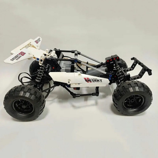 tech moc rc desert racing buggy truck bricks toy 18001 tech moc rc desert racing buggy truck bricks toy 18001