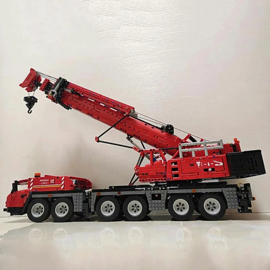 tech moc rc heavy gmk mobile crane truck bricks toy 17013 tech moc rc heavy gmk mobile crane truck bricks toy 17013