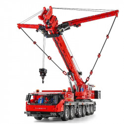 tech moc rc heavy gmk mobile crane truck bricks toy 17013