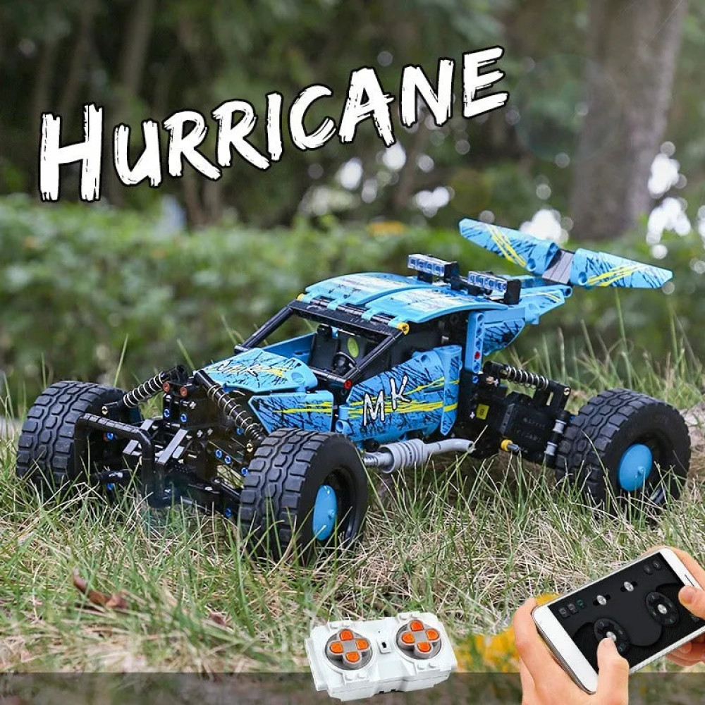 tech moc rc hurricane climbing buggy truck bricks toy 18019 - tech-moc ...