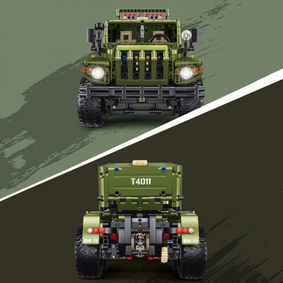 tech moc rc katyusha rocket launcher car bricks toys t4011 tech moc rc katyusha rocket launcher car bricks toys t4011