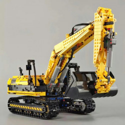 tech moc rc link belt 250 excavator truck bricks toy 13112