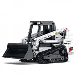 tech moc rc motorized bobcat loader bricks toy