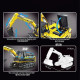 tech moc rc motorized excavator truck bricks toys t4001 tech moc rc motorized excavator truck bricks toys t4001