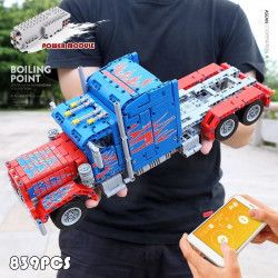 tech moc rc motorized sports racing truck bricks toy 15001