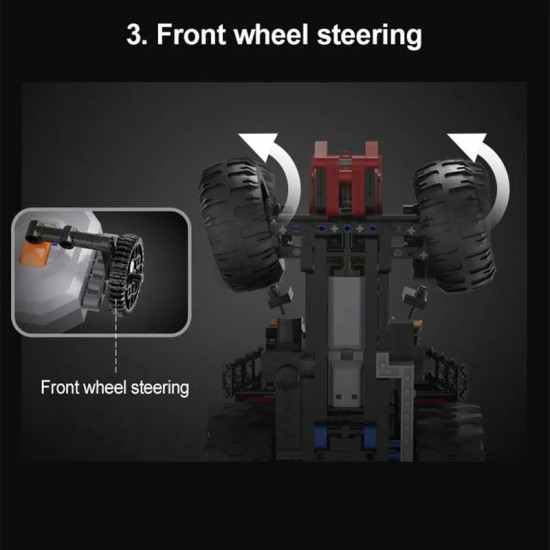 tech moc rc motorized tractor truck bricks toy eu tech moc rc motorized tractor truck bricks toy eu